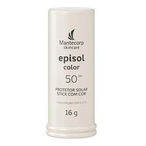 Protetor Solar Facial Mantecorp Episol FPS50 Stick Cor Médio 16g