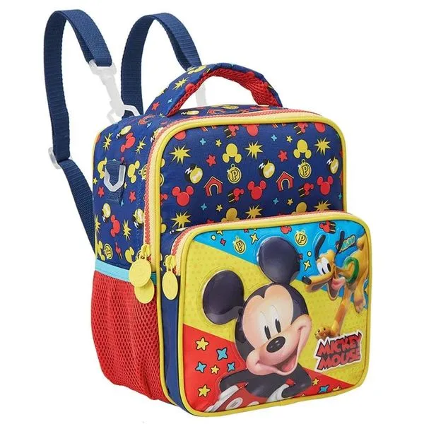 Lancheira Térmica Mickey Mouse Disney Escolar Infantil Vermelho Xeryus 13274 Lancheira Térmica Mickey Mouse Disney Infantil Vermelho Xeryus