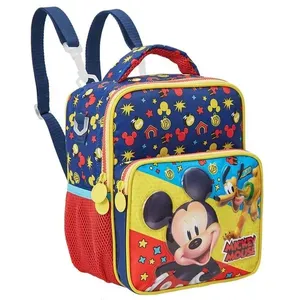 Lancheira Térmica Mickey Mouse Disney Escolar Infantil Vermelho Xeryus 13274 Lancheira Térmica Mickey Mouse Disney Infantil Vermelho Xeryus