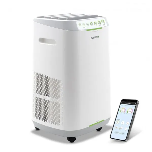 Purificador de Ar Nuwave Forever Smart com Filtros Laváveis e Sistema de Filtragem 7 Estágios para Grandes Ambientes
