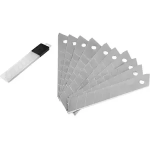 Lâmina para Estilete 18MM MP452 para Cortes Precisos em Papel, Plástico e Cartolina Pote com 10 Unidades Masterprint Lâmina para Estilete 18MM MP452 Pote com 10 Unidades para Cortes em Materiais Leves Masterprint