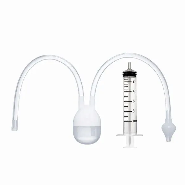 Aspirador para Lavagem Nasal Bomba de Sucção com Seringa