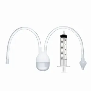 Aspirador para Lavagem Nasal Bomba de Sucção com Seringa