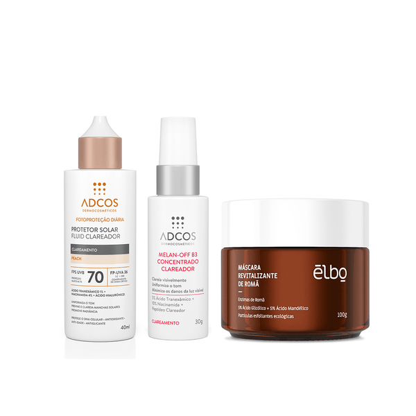 Trio Clareador Antimanchas 3 Itens | Peach