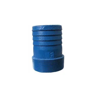Niple Simples De Ferro Fundido Para Mangote Tamanho 11/4" Azul