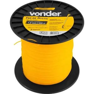 Fio de Nylon 1,6mmx500m Redondo - VONDER
