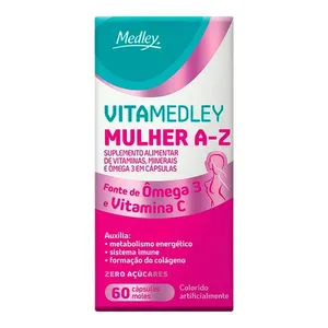 Suplemento Alimentar VitaMedley A-Z Mulher 60 Cápsulas