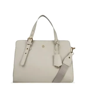 Bolsa Mão e Transversal Nó Essentials Le Postiche OFF WHITE