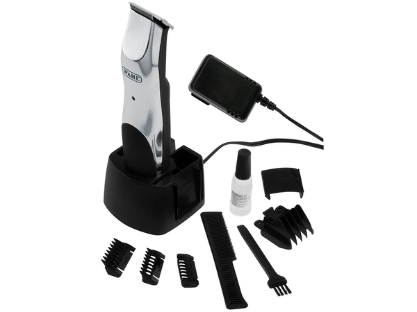 Aparador de Pelos Wahl Clipper Beard & Stubble, Recarregável, Prata/Preto - 99161048 Bivolt