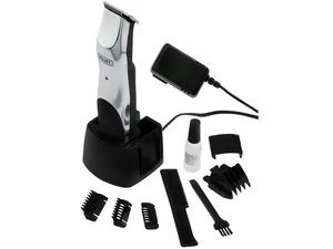 Aparador de Pelos Wahl Clipper Beard & Stubble, Recarregável, Prata/Preto - 99161048 Bivolt