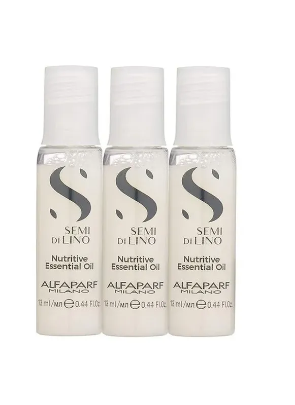 Kit Ampola Alfaparf Semi Di Lino Moisture Nutritive Essential Oil (03x 13ml)