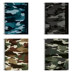 Caderno Universitário Capa Dura Hide 10 Matérias 160 Folhas Sortido 294373/790613 - Tilibra