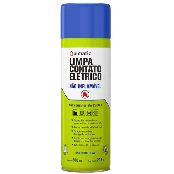 Limpa Contato Elétrico Não Inflamável Quimatic Aerossol 300ml - IA1 - TAPMATIC