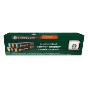 Cápsula de Café Starbucks 60 Unidades + Caneca Starbucks C?psula de Caf? Starbucks 60 Unidades+ Gr?tis Caneca