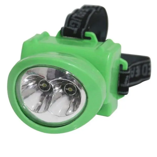 Lanterna de Cabeça à Pilha 2 Leds com Alto Brilho e Longa Vida, Regulagem de Inclinação Branco All Connect Lanterna de Cabeça à Pilha 2 Leds com Alto Brilho e Regulagem de Inclinação Branco All Connect
