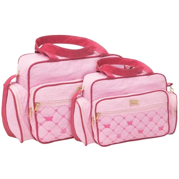 Kit Bolsas Maternidade Mave Baby 1035/1036 Rosa