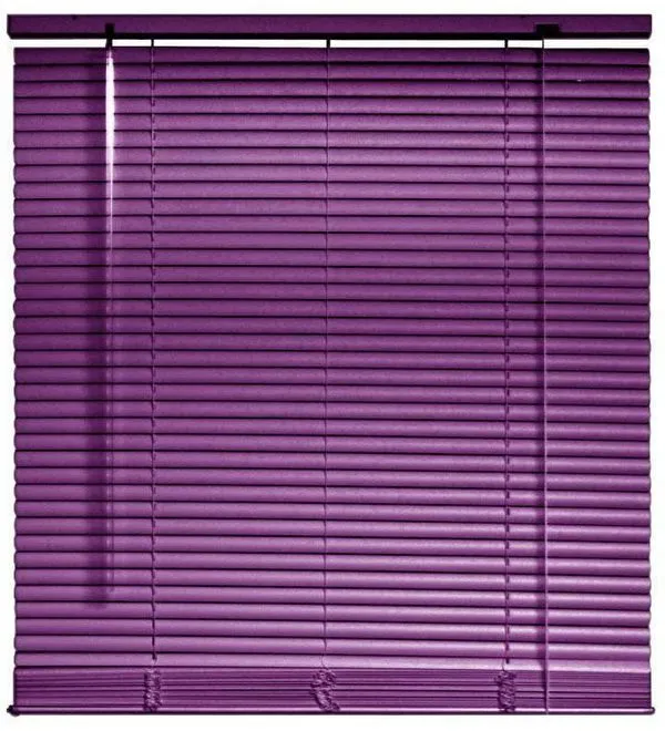 Persiana Horizontal de PVC Top Flex Violeta 25mm 120x140