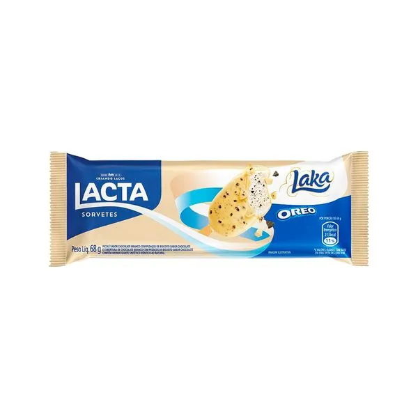 Lacta Sorvete Laka 68gr Oreo