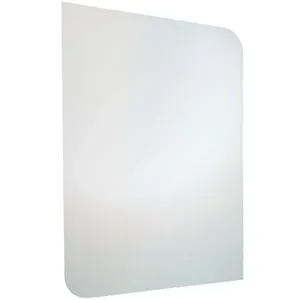 Espelho Rubinneto 0232 Retangular 70X90CM Bordas Lapidadas para Parede Prata Minimalista Espelho Rubinneto 0232 Retangular 70X90CM Bordas Lapidadas para Parede Prata