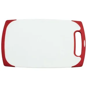 Tábua para Corte Lovfe 40 x 24 cm Branco e Vermelho A01-4 E-BI