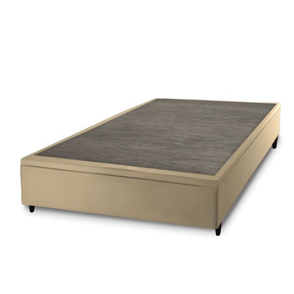 Base Box Baú Prince Sued 138x188x41cm Base Box Baú Casal Prince Sued 138x188x41cm | Bege (S/V)