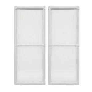 Tela Mosqueteira Janela Multiflex Aço Branco 120x200x3 Prátika Sasazaki