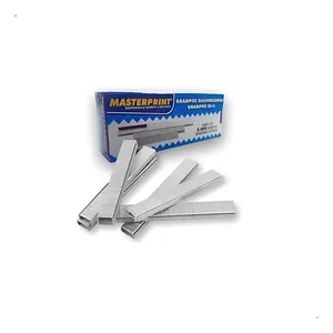 Grampo para Grampeador Masterprint 26-6 Galvanizado Pequeno Caixa com 5000 Unidades Prata Grampo para Grampeador Masterprint 26-6 Galvanizado Caixa 5000 Unidades Prata