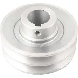 Polia Alumínio 100mm A 2 com Furo 28,0mm - VONDER