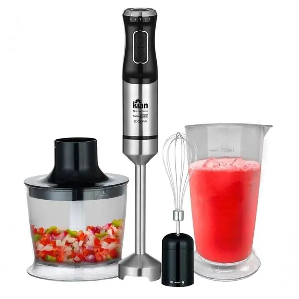 Mixer 3 em 1 Ctmd Eshop Digital Ultraturbo Luxx Black 1000W 5 Velocidades Preto 110V Mixer Ultraturbo 1000W Em Inox Kian 5 Velocidades Luxx Black 110V