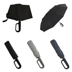 Guarda-chuva Automático Proteção UV Sortido Ferro, Fibra e Poliéster PG 105x68x52cm LM3900 - honeyhome