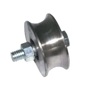 Roldana Ferro Maciça 75mm (3) Cano 1-2 - Uso Em Portões - Ferrosul
