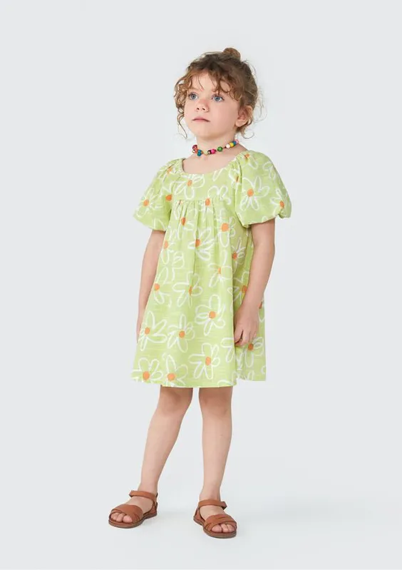Vestido Infantil Toddler - Verde 003