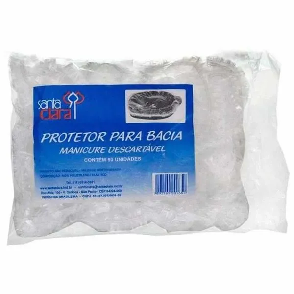 Protetor Para Bacia Manicure Santa Clara Com 50 Unidades - 165