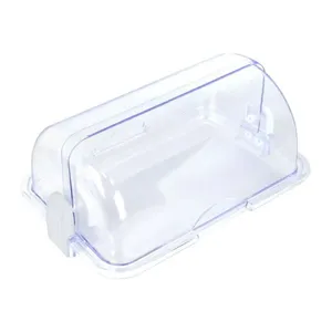 Porta Pão Basculante Plástico Cristal 13,6x20,4x30cm K10 - Keita