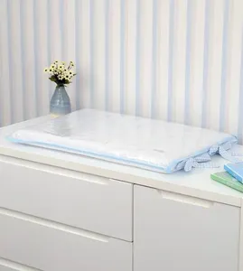Trocador para Cômoda Xadrez - 0,70 x 0,45cm Azul