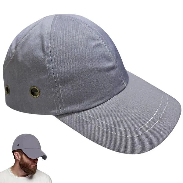 Bone Com Capacete Epi Obra Segurança Conserto Reparo Construçao Oficina Casquete Resistente Proteçao Trabalho