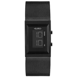 Relógio Euro Feminino Fashion Fit Glam Preto - EUBJF313AC/4P
