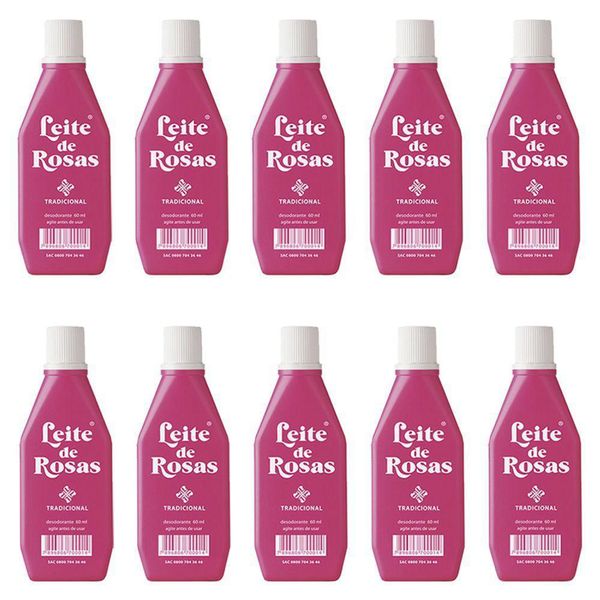 Kit c/12 Unidades de Leite De Rosas Desodorante 60ml