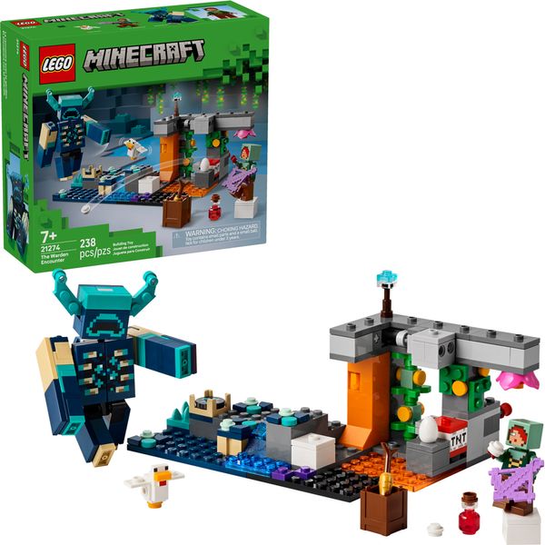 Minecraft Encontro Com O Guarda Lego 21274