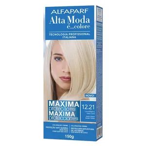 Tintura Alta Moda Especial 12.21 Louro Platina Irisé Cinza Irisé 150g