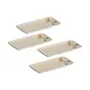 Conjunto de Travessas Retangulares Pequenas Porto Brasil Orgânico Campestre 22x9,5cm - 4 Peças