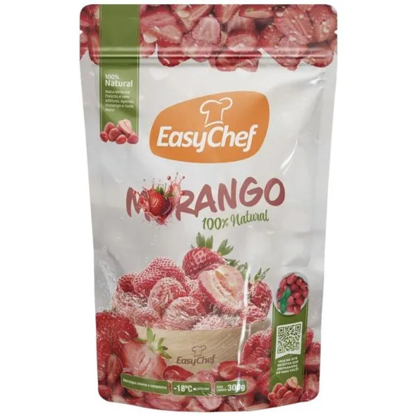 Morango Inteiro EasyChef Congelado 300g