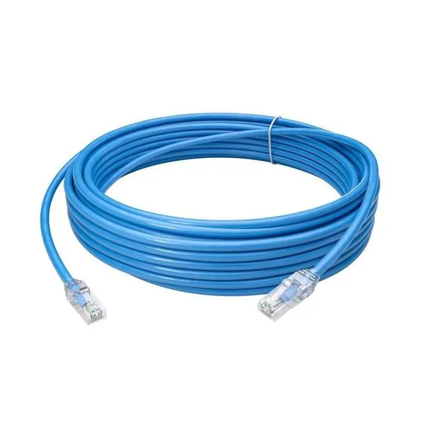 Patch Cord de Rede Cat.6 CMX 0,5mm 10m Azul Claro U-UTP com Conectores RJ-45 Sohoplus Patch Cord Cat.6 CMX 0,5mm 10m Azul Claro U-UTP com RJ-45 Sohoplus
