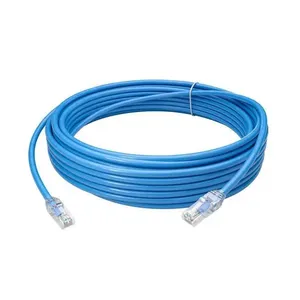 Patch Cord de Rede Cat.6 CMX 0,5mm 10m Azul Claro U-UTP com Conectores RJ-45 Sohoplus Patch Cord Cat.6 CMX 0,5mm 10m Azul Claro U-UTP com RJ-45 Sohoplus