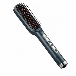 Escova Alisadora Elétrica Escova Alisadora Elétrica 40W Tecnologia Anti Frizz Cinza Cheguei BR Bivolt Escova Alisadora Elétrica 40W Tecnologia Anti Frizz Cinza Cheguei BR Bivolt