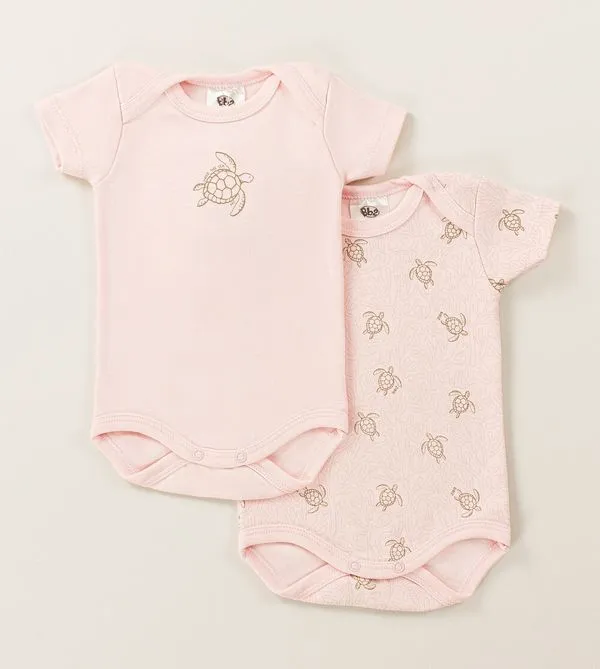 Kit Body Tartaruga com 2 Unidades Rosa - RN