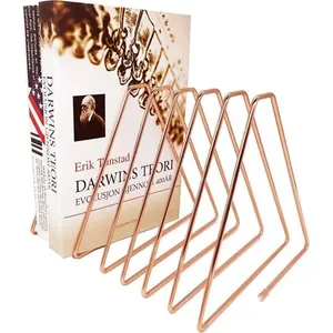 Organizador De Livros Jiari 7 Compartimentos Rosé Gold A-MBI