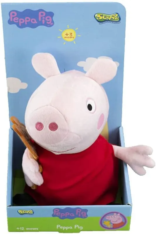 Pelúcia Peppa Pig Peppa 25Cm Sunny 002340