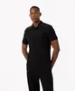 polo comfort com nervuras bicolor preta M