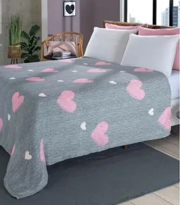 Manta Flannel Casal Lar E Lazer Cinza UN / Cinza